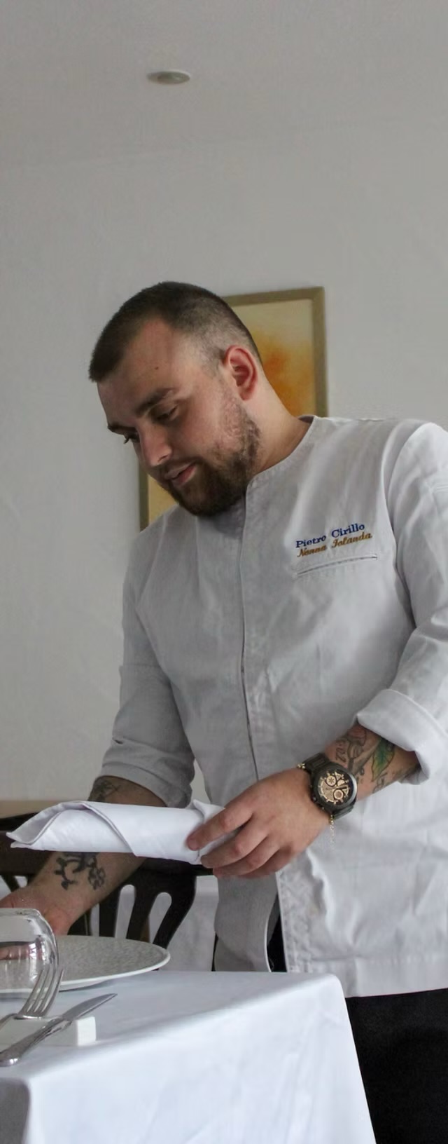 Pietro Cirillo, Gründer und Küchenchef von Ristorante Nonna Iolanda